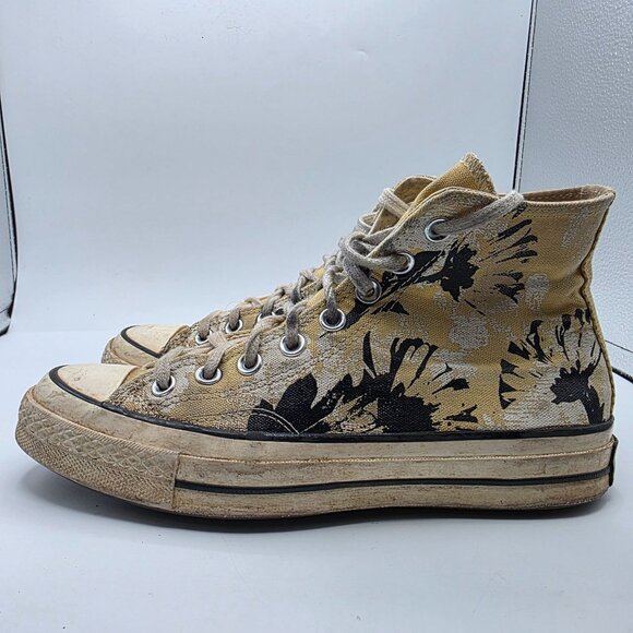 Converse Chuck 70 Floral Fushion Flower Womens Size 8.5 Yellow White Shoes - Picture 15 of 15